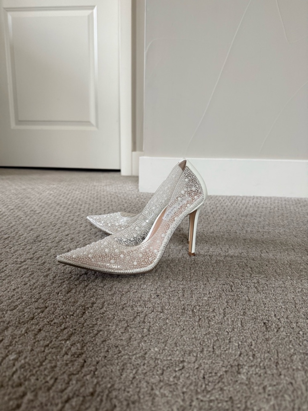 Steve Madden EVELYN-P CLEAR Heels - Picture 2 of 8